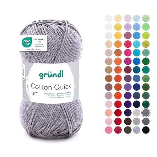 Offerta a tempo: Gründl Cotton Quick Uni 1 x 50 g, Grigio Argento - 0.00% da 3.99 € a 3.99 €