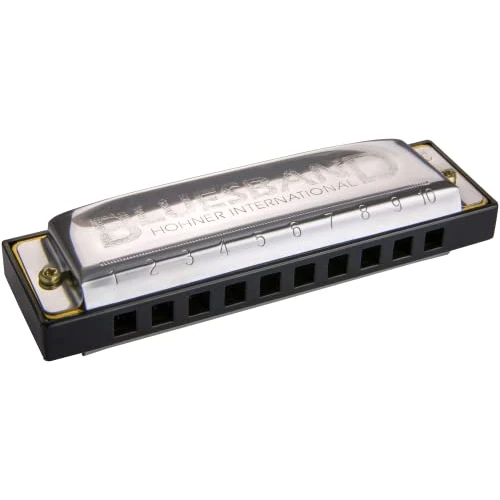 Oferta limitada: Hohner BluesBand M55901X - Armónica diatónica en Do (20 voces, Blues), color plata de 12.90 € a 12.90 € (ahorro 0.00%)