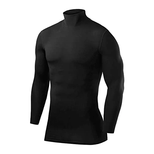 Offerta a tempo: PowerLayer Maglia Termica Bambino a Manica Lunga - Maglia Compressione Uomo per Calcio e Sport - Strato Base a Maniche Lunghe - per Allenamento Corsa e Ciclismo - Nero, 12-14 Anni — 26% da 17,09 € a 12,64 €
