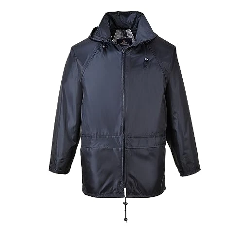 Offerta a tempo: Portwest US440 Giacca impermeabile Con Cappuccio 2 Tasche Cuciture Nastrate - 0.00% da 15.62 € a 15.62 €