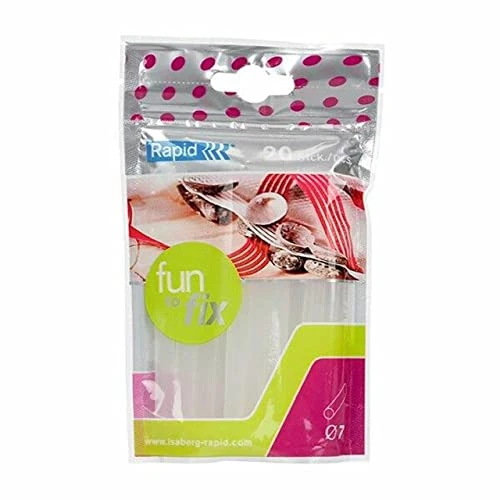 Limited-time offer: Rapid Fun-to-Fix Transparent Hot Glue Sticks, Diameter: 7 mm, Length: 100 mm, 100 g, 23835904 from $22.09 to $22.09 (save 0.00%)
