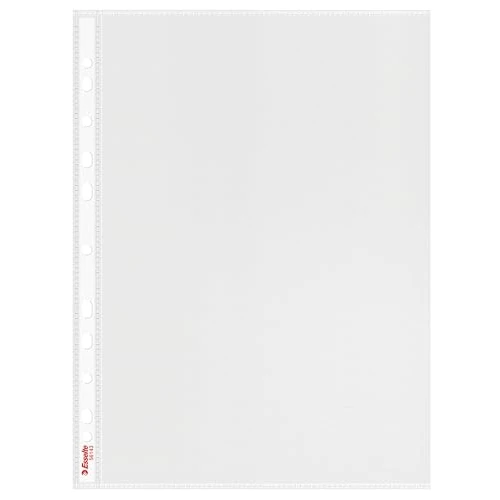 Esselte Universal 56143 Envelopes, Office Embossed A4, Pack of 100, Clear