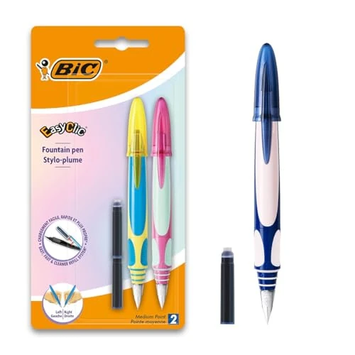 Zeitlich begrenztes Angebot: BIC 8622031 EasyClic Füllfederhalter, farblich sortiert, 2 Stück von 7.97 € auf 7.97 € (0.00% Rabatt)