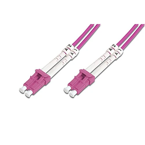 Limited-time offer: DIGITUS DK-2533-01-4 – Fibre Optic Cable OM4 – 1 m – LC to LC – Duplex Fibre Optic Cable – 1/10/40/100 Gbit/s – MM Multimode Fibre Optic LAN Cable – Fibre Type: 50/125 µ – Purple (Violet) from 4.44 GBP to 4.44 GBP (save 0%)