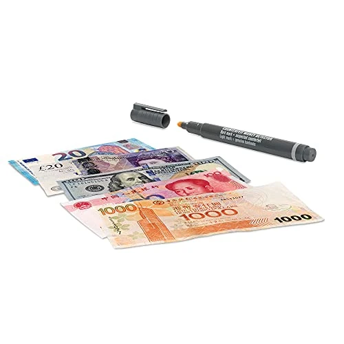 Safescan 30 - Valsgeld pen voor het controleren van bankbiljetten, verpakking van 3 stuks