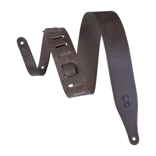Offerta a tempo: Levy's M17D Tracolla Per Chitarra Veg-tan Leather Distressed 2 1/2" - Dark Brown - 65% da 60.00 € a 20.91 €