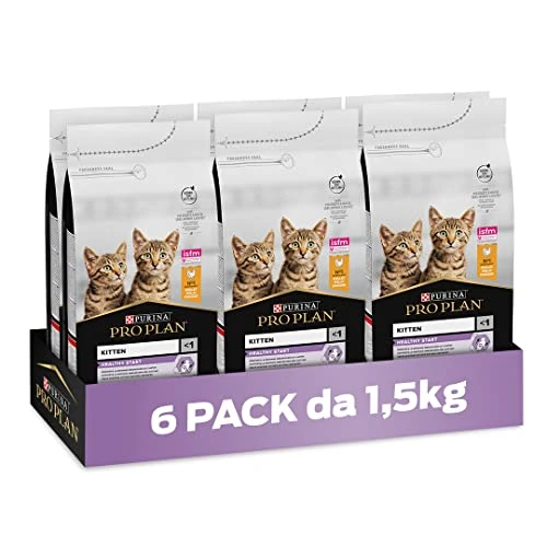 Zeitlich begrenztes Angebot: PRO PLAN Cat Original Kitten 1-12 Monate OPTISTART reich an Huhn, 6 x 1,5kg von 19.99 € auf 19.99 € (0.00% Rabatt)