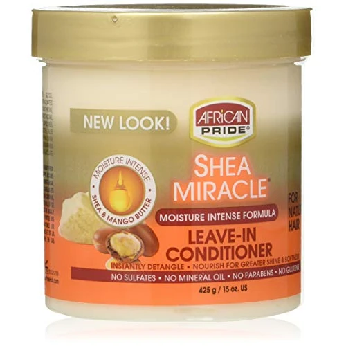 Zeitlich begrenztes Angebot: AFRiCAN PRIDE SHEA MIRACLE LEAVE IN CONDITIONER 15oz von 9.00 € auf 8.15 € (9% Rabatt)