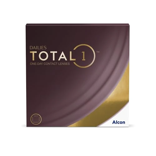 Dailies Total 1 Lentes de contacto de reemplazo diario, Pack de 90 , R 8.5 mm, D 14.1 mm, -7.50 Diopt