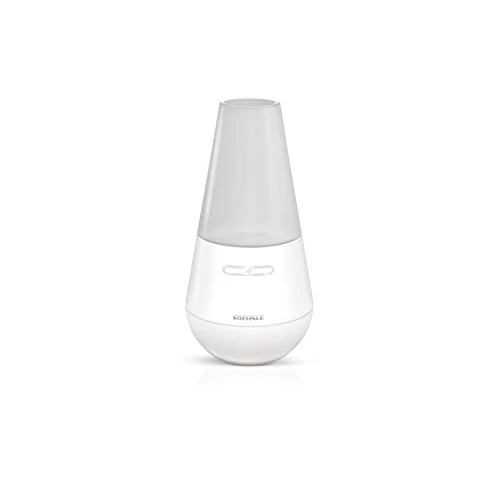 Offerta a tempo: Soehnle Design Aroma Diffusore Valencia in bianco con tecnologia di nebulizzazione a ultrasuoni, nebulizzatore per la profumazione con acqua e olio profumato, diffusore di aromi con cambio di colore — 20% da 20,00 € a 15,93 €