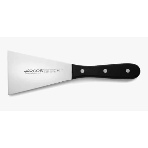 Limited offer: Arcos Universal Series Black Spatula - Nitrum Stainless Steel Blade 5"x3.5" - Polyoxymethylene Handle - Resistant to High/Low Temps (-40ºC to 150ºC) - Stainless Steel Riv from 29.84 EUR to 21.20 EUR (save 29%)
