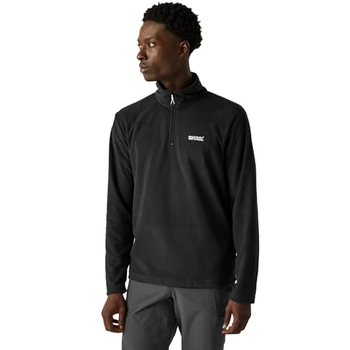 Limited-time offer: Regatta Mens Half Zip Fleece Pullover Jacket - Durable Outdoor Sports, Hiking, Cycling,Travelling, Golf, Quick Dry Extra Warm Lightweight Trekking Fleece Jacket from 10.99 GBP to 9.98 GBP (save 9%)