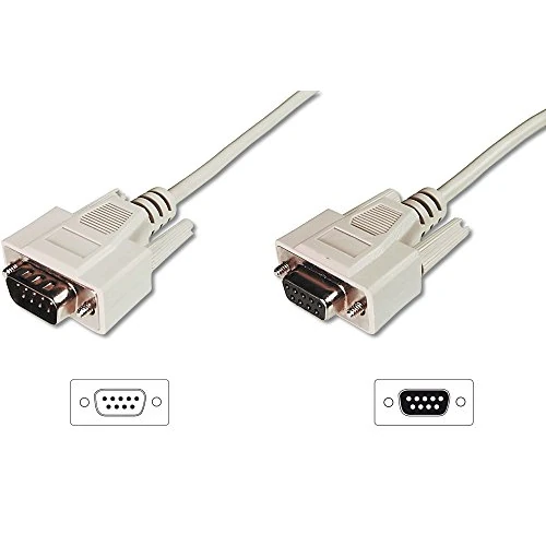 Begrenztes Angebot: DIGITUS Serielles Anschluss-Kabel - D-Sub 9 zu D-Sub 9 - Stecker zu Buchse - 3.0m - Verlängerungskabel - Beige von 5.32 EUR auf 4.79 EUR (Rabatt 10%)