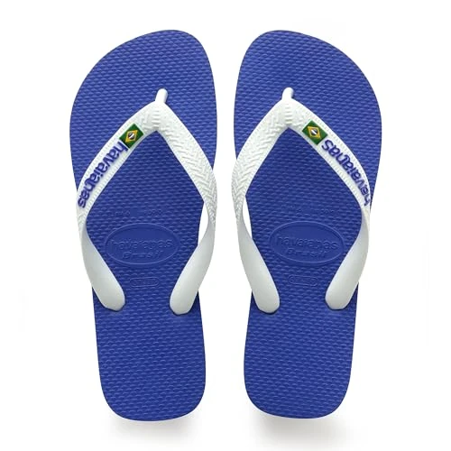 Oferta limitada: Havaianas - Brasil Logo, Chanclas Icónicas, Cómodas y Duraderas, Tiras con Bandera de Brasil y Suela Antideslizante con Franjas de Colores, Adultos Unisex de 57.90 € a 12.55 € (ahorro 78.32%)