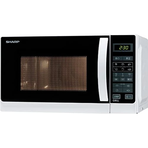 Sharp R-642(W)W - microwave oven with grill - freestanding - white