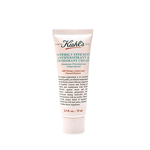 Offre limitée : Kiehl's, Crème Déodorante et Anti-Transpirante, Anti-Odeurs, Non-Parfumée, Douce et Efficace, Superbly Efficient Antiperspirant & Deodorant Cream, 75 ml de 26.50 € à 26.50 € (0.00% de remise)