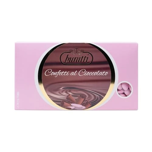 Buratti Confetti Pink Mini Heart-Shaped Sugared Chocolates, 1 kg