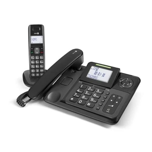 Oferta limitowana: Doro Comfort 4005 Combo telefon bezprzewodowy dla seniorów, duże przyciski, duży wyświetlacz, tryb głośnomówiący, automatyczna sekretarka, kompatybilność z aparatami słuchowymi z 509.61 zł na 509.61 zł (oszczędź 0.00%)