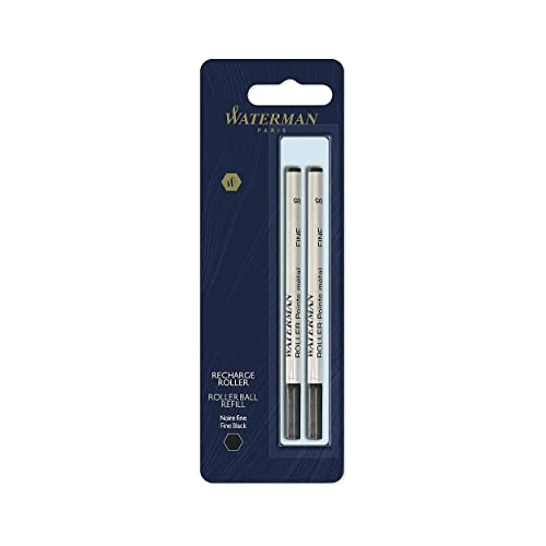 Limited-time offer: Waterman Rollerball Pen Refill | Fine Point | Black Ink | 2 Count from 10.23 £ to 8.19 £ (save 20%)