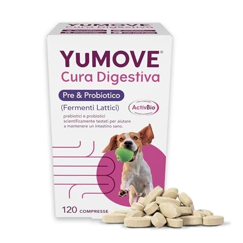 Offerta a tempo: Yumove Probiotici Per Cani ActivBio – 120 Compresse Benessere Digestivo - 0.00% da 43.49 € a 43.49 €