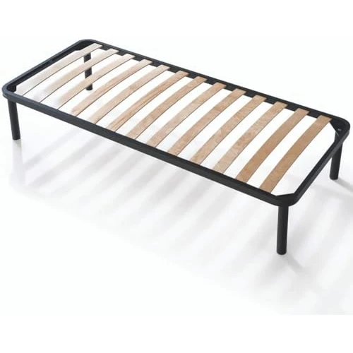 Offre limitée : EVERGREENWEB - Sommier Simple 80x190 à Lattes en Bois avec avec Pieds - Cadre de Lits orthopédique - Sommier Cadre Lattes renforcé sur Pieds Amovible - pour Tous Les Matelas et Oreillers | Apple de 199.99 € à 99.99 € (50.0% de remise)