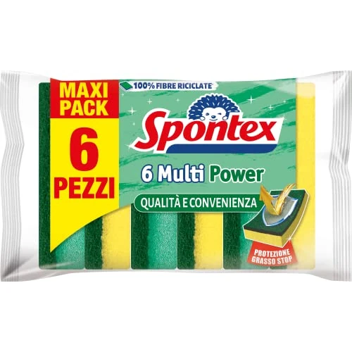 Oferta limitada: Spontex Esponja abrasiva para Platos – fibraplus X6 de 4.40 EUR a 4.40 EUR (ahorro 0%)