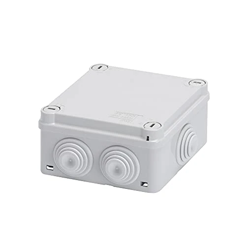 Limited-time offer: Gewiss GW44024 Electrical Junction Box - Table Electrical (Grey, 100mm, 50mm, 100mm) from 4.77 £ to 4.46 £ (save 6%)