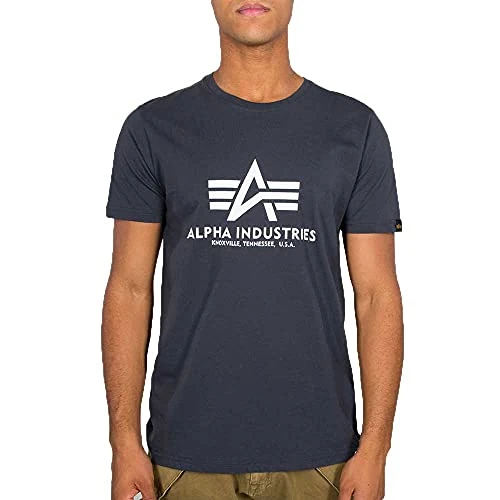 Alpha Industries Basis T-shirt Heren T-shirt Navy