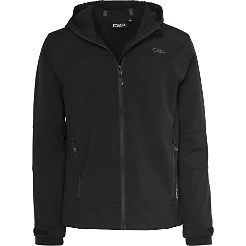 Oferta limitada: CMP Chaqueta Kid G Con Capucha Fija, Chaqueta Softshell Unisex niños, Negro, 98 de 49.95 EUR a 29.49 EUR (ahorro 41%)