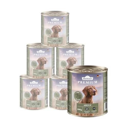 Dehner Cibo per Cani di Alta qualità, per Adulti, per Cani Adulti, Persone allergiche, Manzo, selvaggina, Resistente al Taglio, Senza additivi Artificiali, Senza Cereali, con molta Carne di Alta