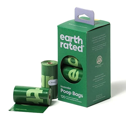 Limited offer: Earth Rated Poop Bags for Dogs Guaranteed Leak Proof and Extra Thick Waste Bag Refill Rolls, Lavender Scented, 120 Bags from 8.00 EUR to 6.82 EUR (save 15%)