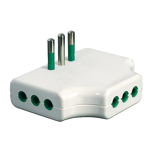 Offerta a tempo: FANTON 82250 adattatore presa tripla piatta SALVASPAZIO - 1 spina italiana piccola — 10% da 3,99 € a 3,61 €
