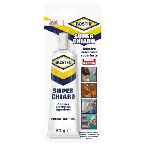 Zeitlich begrenztes Angebot: Adesivo Bostik a contatto Superchiaro 50 g D2355 von 30.00 € auf 19.95 € (33.5% Rabatt)