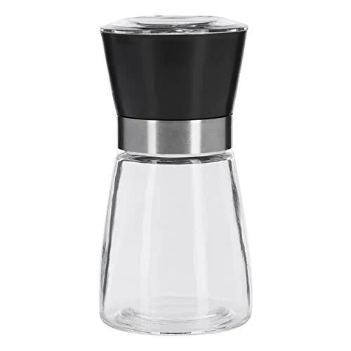 Oferta limitada: Westmark Molino de especias, Con molino de cerámica, Regulación infinita, Vidrio/plástico, Negro/plata/transparente, 6.8x6.8x13.2 cm, 63542260 de 7.99 € a 7.99 € (ahorro 0.00%)
