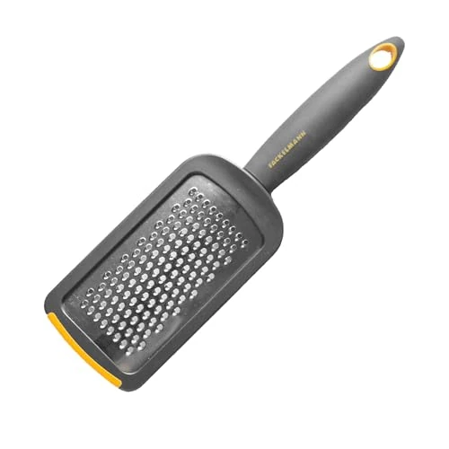 Offre limitee: Fackelmann 25244 Soft Râpe à Main Acier Inoxydable/PP/TPR Gris/Orange/Argent 25 cm de 8.99 EUR a 8.09 EUR (economie 10%)
