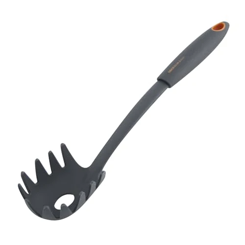 Offerta a tempo: Fackelmann, Linea Cucchiaio Servispaghetti, Collection, in Nylon, Manico Soft Touch (Colore: Arancio/Nero), quantità: 1 Pezzo - 33% da 5.99 € a 3.99 €