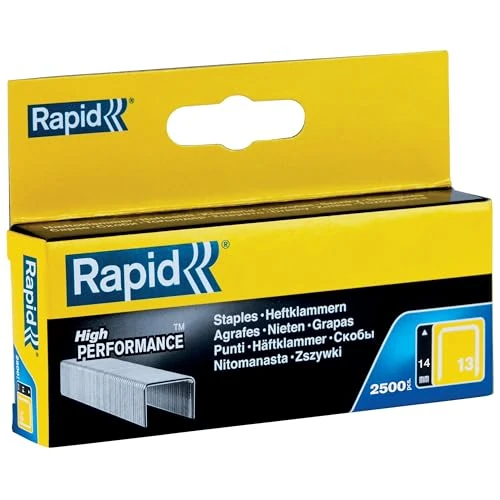 Offerta a tempo: Rapid 2500 Graffe Fini n.13/14 in Acciaio Zincato per Tessuto e Decorazioni - 0.00% da 14.57 € a 14.57 €