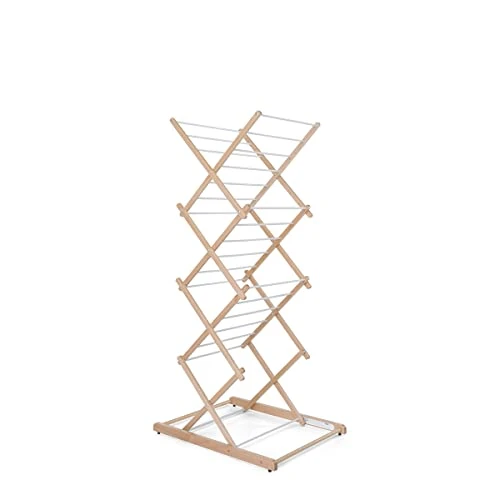 Offerta a tempo: Foppapedretti Stendipiu' Stendino in lgeno Pieghevole Asciugare il capo, Naturale - 34% da 152.00 € a 99.99 €