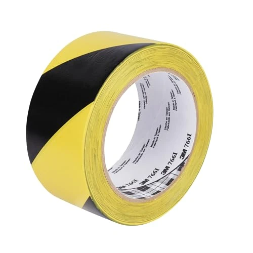 Zeitlich begrenztes Angebot: 3M Gefahren-Markierungs-Klebeband 766i, Gestreiftes Warnband zur Boden- und Sicherheitsmarkierung mit PVC-Träger in Schwarz-Gelb, 50mm x 30m, 0,13mm von 14.27 € auf 11.99 € (16% Rabatt)
