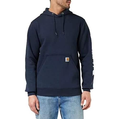 Begrenztes Angebot: Carhartt Herren Sleeve Logo Hooded Sweatshirt Kapuzenpullover (1er Pack) von 69.96 EUR auf 48.97 EUR (Rabatt 30%)