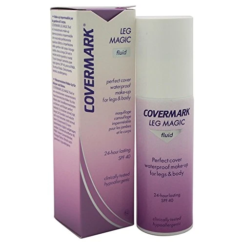 Offerta a tempo: Covermark Correttore Corpo Leg Magic Fluid, Make Up Correttivo Ipoallergenico e Non Comedogenico, SPF 40, Per Tutti i Tipi di Pelle, Formula Waterproof Idratante, Colore 62, Formato 75 ml - 41% da 44.50 € a 26.30 €