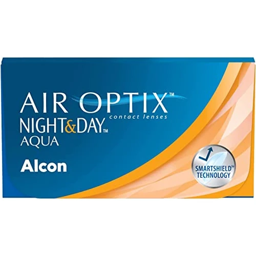 Offerta a tempo: Air Optix Night & Day Aqua lenti a contatto mensili | 6 lenti | BC 8.6 mm | DIA 13.8 mm | -09.00 diottrie - 0.00% da 36.07 € a 36.07 €