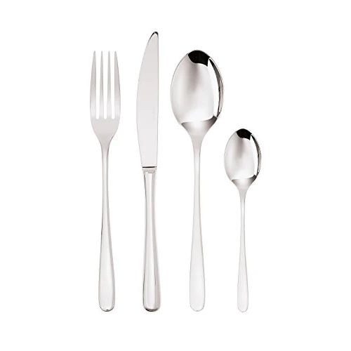 Limitiertes Angebot: Sambonet 52553-81 Taste - Monoblock-Edelstahlgeschirrset 18/10, für 6 Personen, 24-teilig: 6 Gabeln, 6 Löffel, 6 Messer, 6 Teelöffel, Spülmaschinenfest, Grau von 46.22 EUR auf 46.22 EUR (Spare 0%)