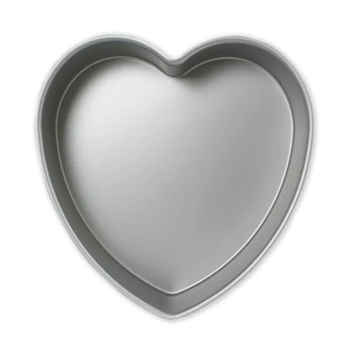 Limited-time offer: PME Anodised Aluminium Heart Cake Pan 8 x 3-Inch Deep, Silver from 12.71 GBP to 12.26 GBP (save 4%)
