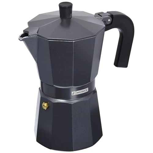 Limited-time offer: Monix Vitro Noir Non-Stick Coffee Maker, Aluminium, Black, 6 Cups from 27.98 £ to 27.98 £ (save 0.0%)