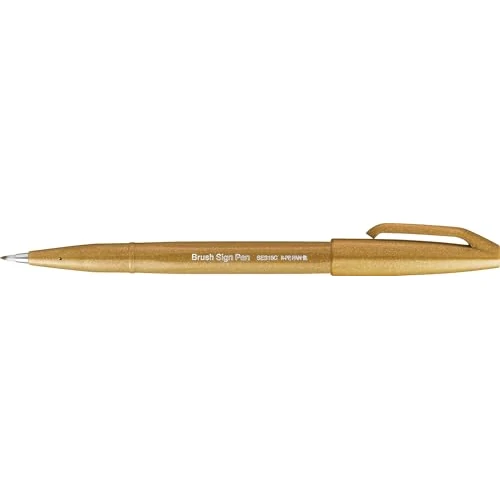 Offerta a tempo: Pentel Brush Sign Pen ocra 10 pezzi - 22% da 27.00 € a 20.95 €