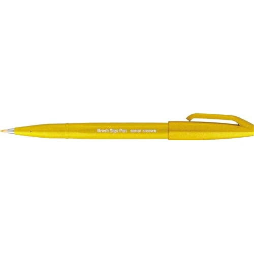 Offerta a tempo: Pentel Brush Sign Pen giallo 10 pezzi - 0.00% da 19.19 € a 19.19 €