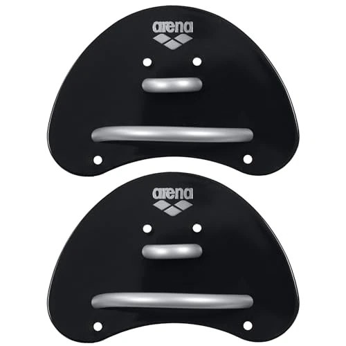 arena Finger Paddle Elite Palette Nuoto per Dita, Accessorio da Allenamento Piscina, Palette Piscina con Cinturini Regolabili, Palmo Scoperto
