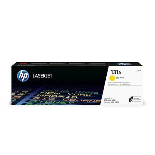 HP CF212A 131A Original LaserJet Toner Cartridge, Yellow, Single Pack