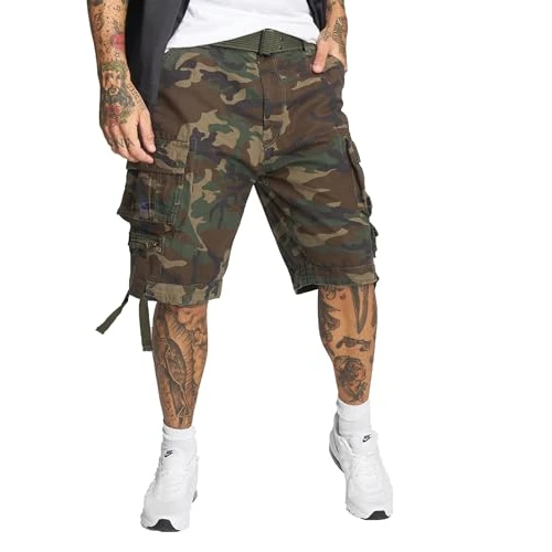 Offerta a tempo: Brandit Savage Vintage Shorts, Color: woodland, Size: M - 9% da 43.72 € a 39.99 €